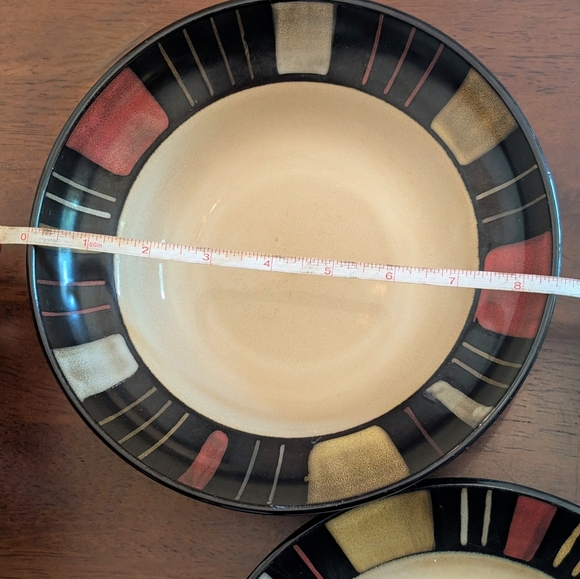 1 place setting Vtg Mikasa includes 1 dinner plate, 1 salad plate, 1 bowl - Picture 5 of 7